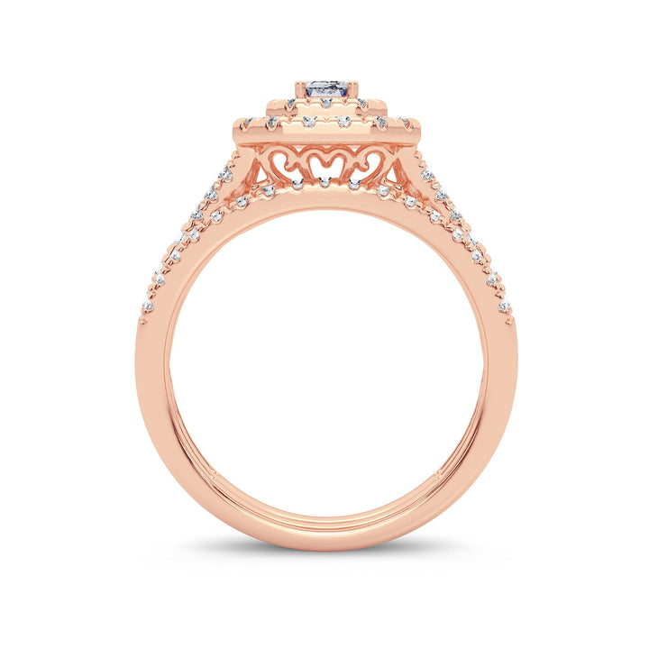 14K 1.00CT Diamond Bridal Ring