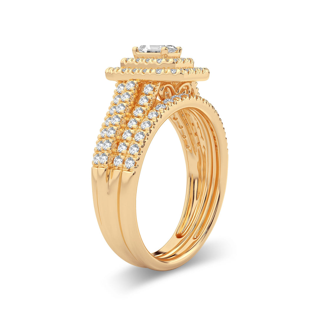 14K 1.00CT Diamond Bridal Ring