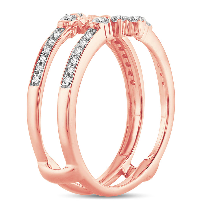 14K 0.34CT Diamond RING GUARD