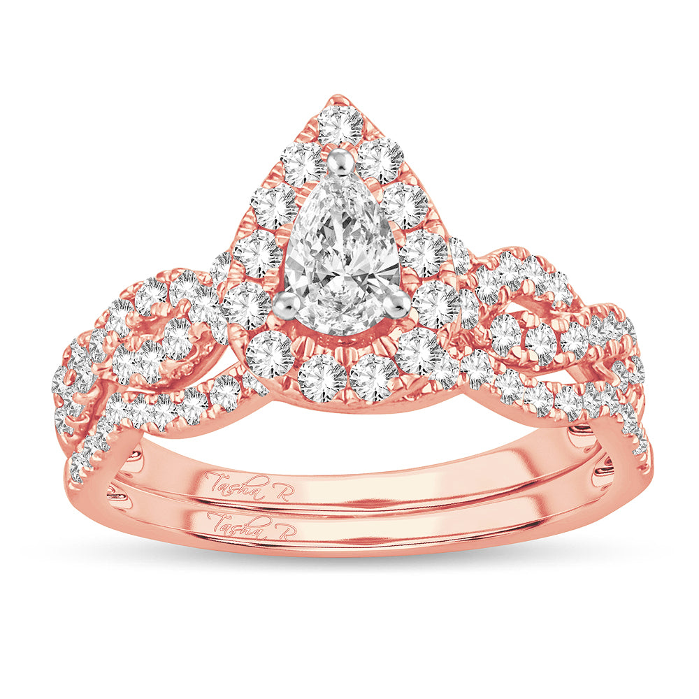 14K 1.00CT DIAMOND BRIDALRING