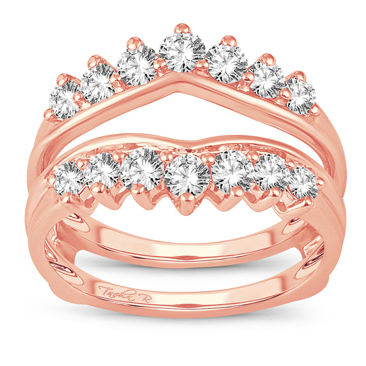 14K 1.00CT Diamond RING GUARD