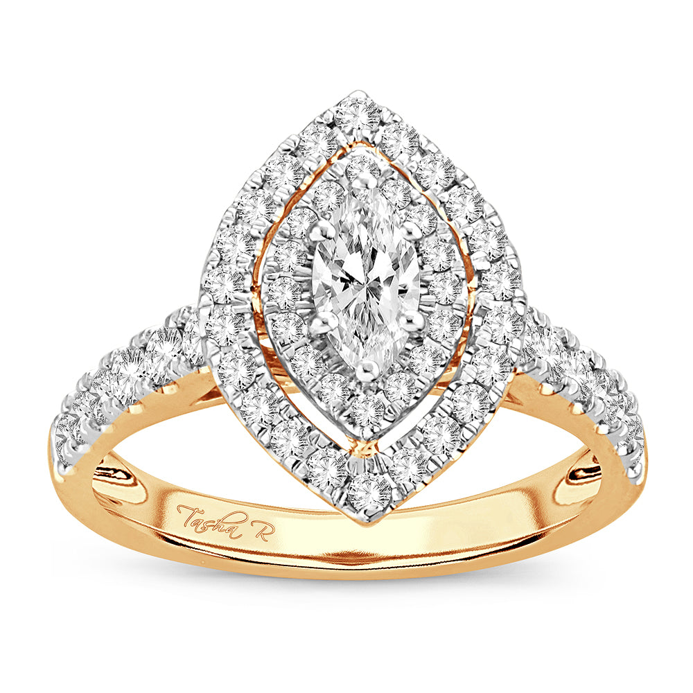 Timeless 14k Yellow Gold Lab Diamond Engagement Ring (1.00CT)