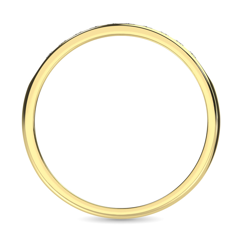 10K Yellow Gold 1/2 Ct.Tw. Diamond Mens Machine Band