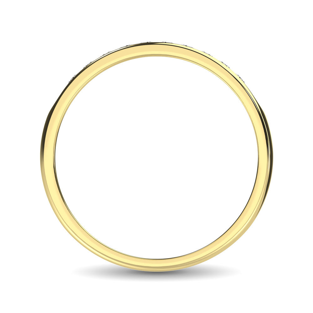 Diamond 1 Ct.Tw. Mens Machine Band in 10K Yellow Gold