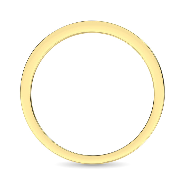 14K Yellow Gold 1/2 Ct.Tw. Diamond Ladies Machine Band