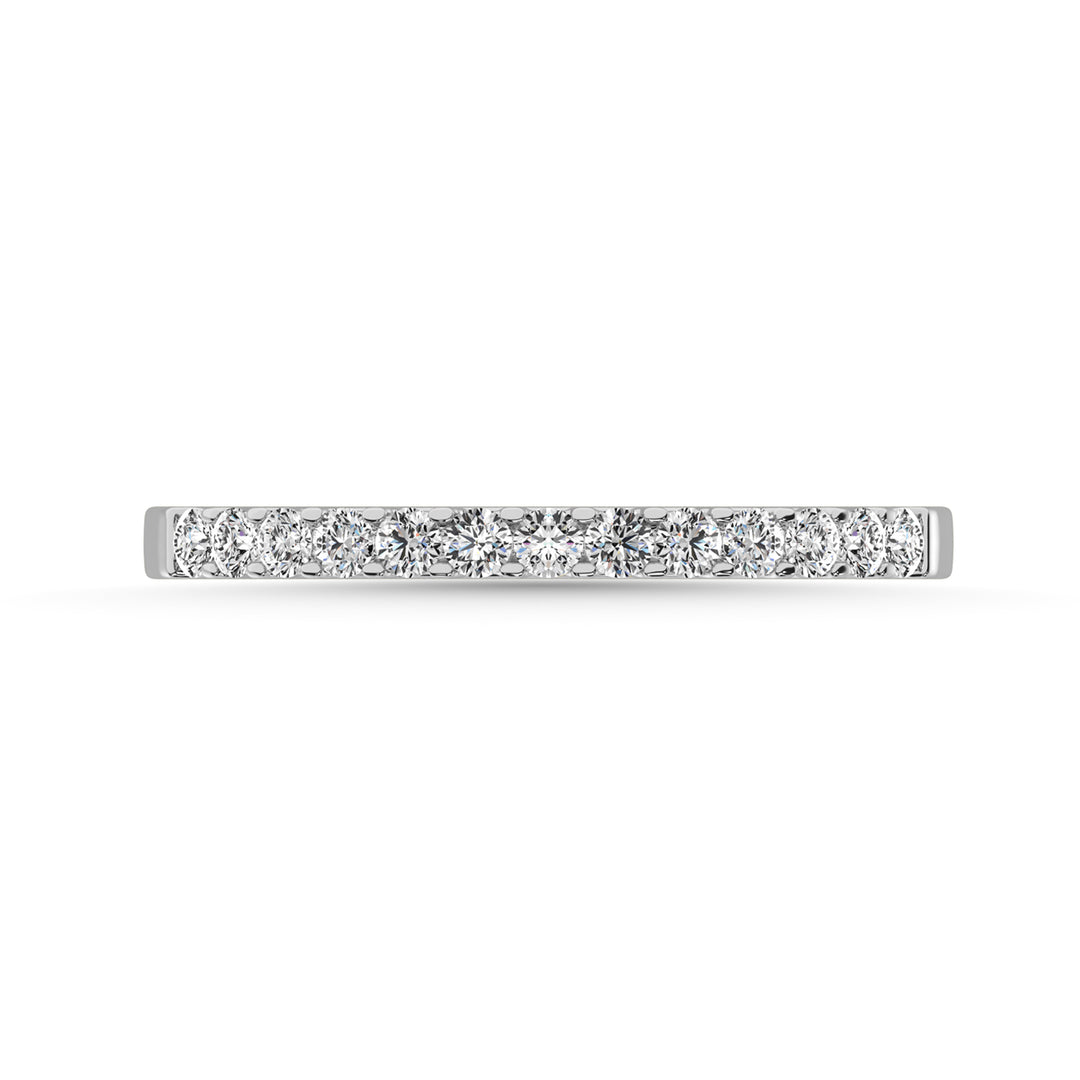 Diamond 1/5 Ct.Tw. Ladies Wedding Band in 14K White Gold