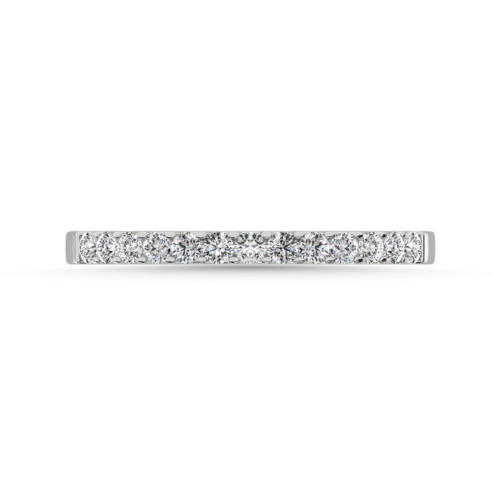 Diamond 1/5 Ct.Tw. Ladies Wedding Band in 14K White Gold