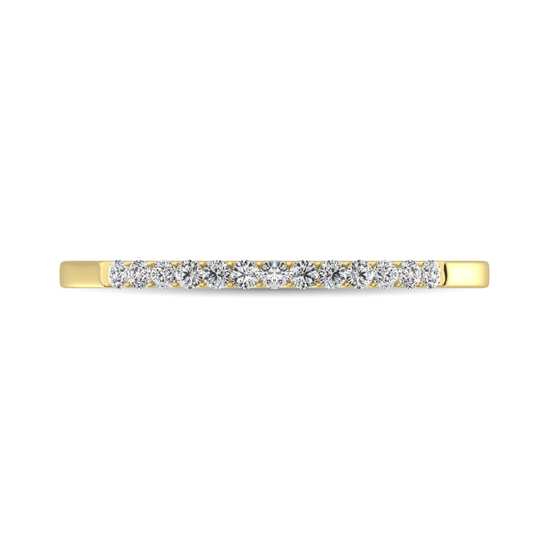 14K Yellow Gold 1/3 Ct Diamond Ladies Machine Band