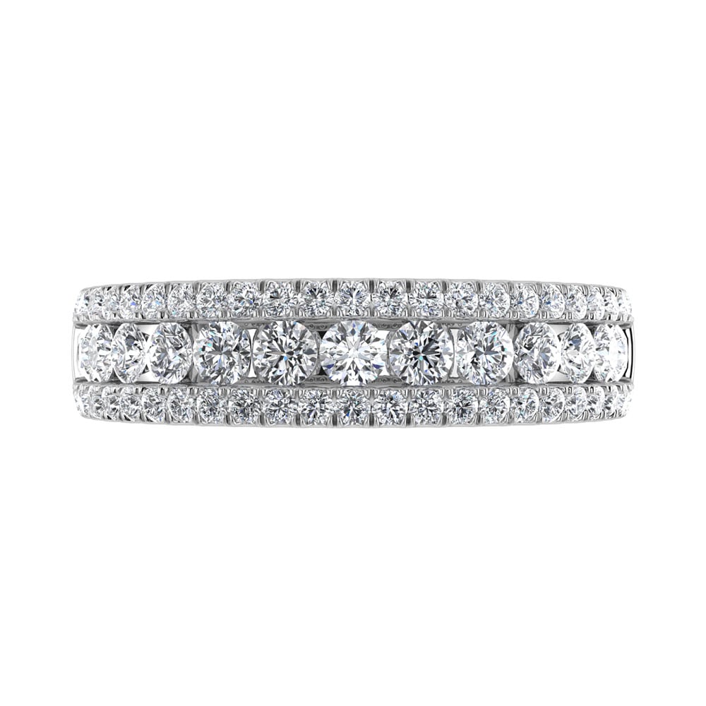 Diamond 1 Ct.Tw. Fashion Band in 14K White Gold