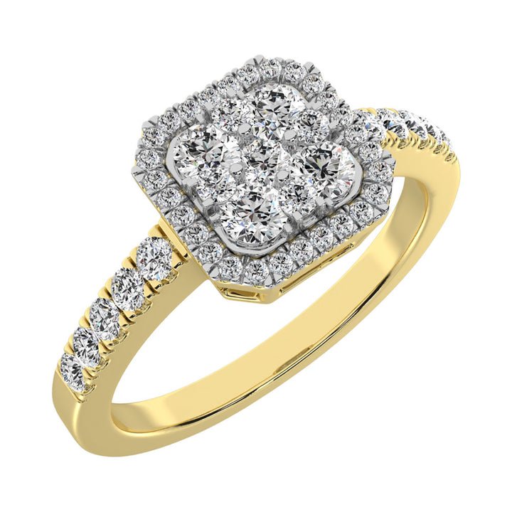 Diamond 1/2 Ct.Tw. Fashion Ring in 14K Yellow Gold