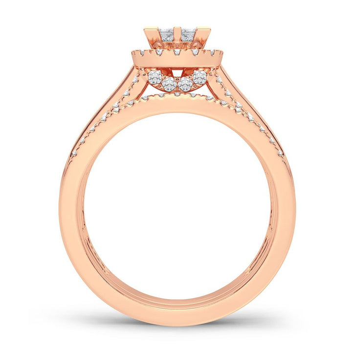 14K 1.00CT Diamond Bridal Ring
