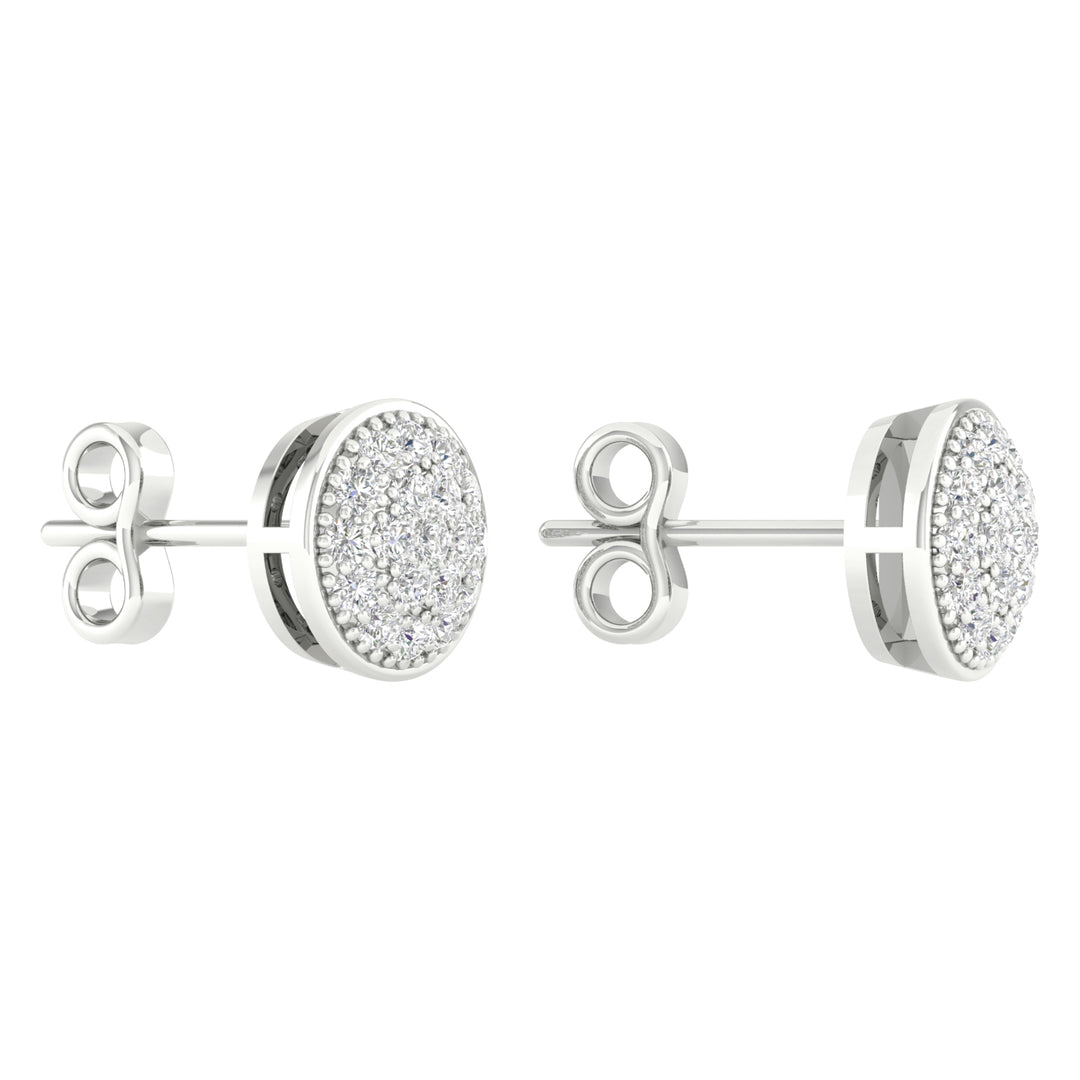 10K 0.10CT Diamond Earring