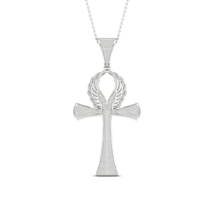 10K 0.90CT Diamond Pendant