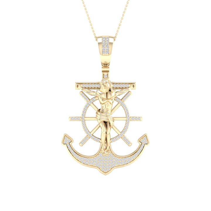 10K 0.33CT Diamond Pendant
