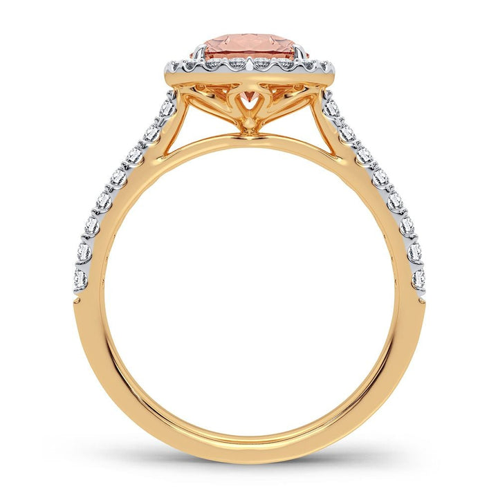 14K 0.33ct Morganite ring