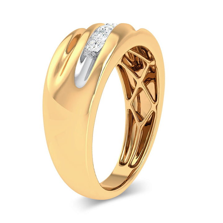 14K 0.25CT DIAMOND MENS RING