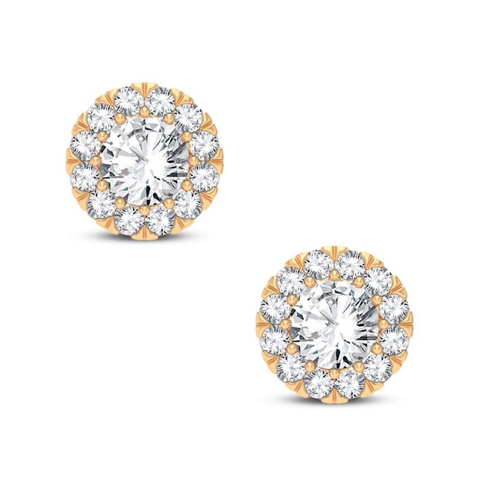 14K 1.03CT DIAMOND EARRING