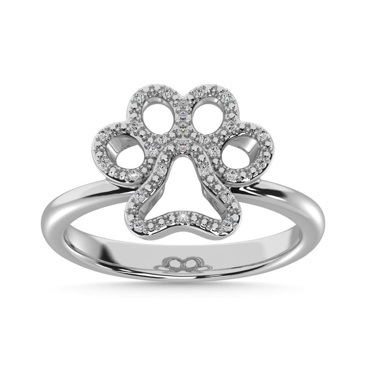 Diamond 1/20 Ct.Tw. Fashion Ring in 10K White Gold