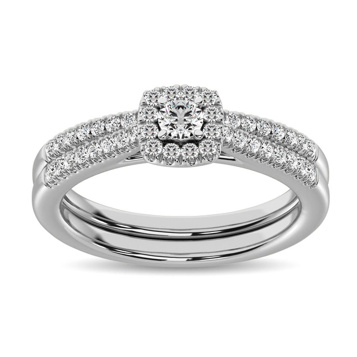 10K White Gold 2/5 Ct.tw Diamond Engagement Ring
