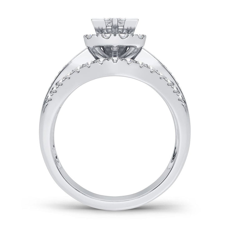 10K 0.90CT Diamond Ring