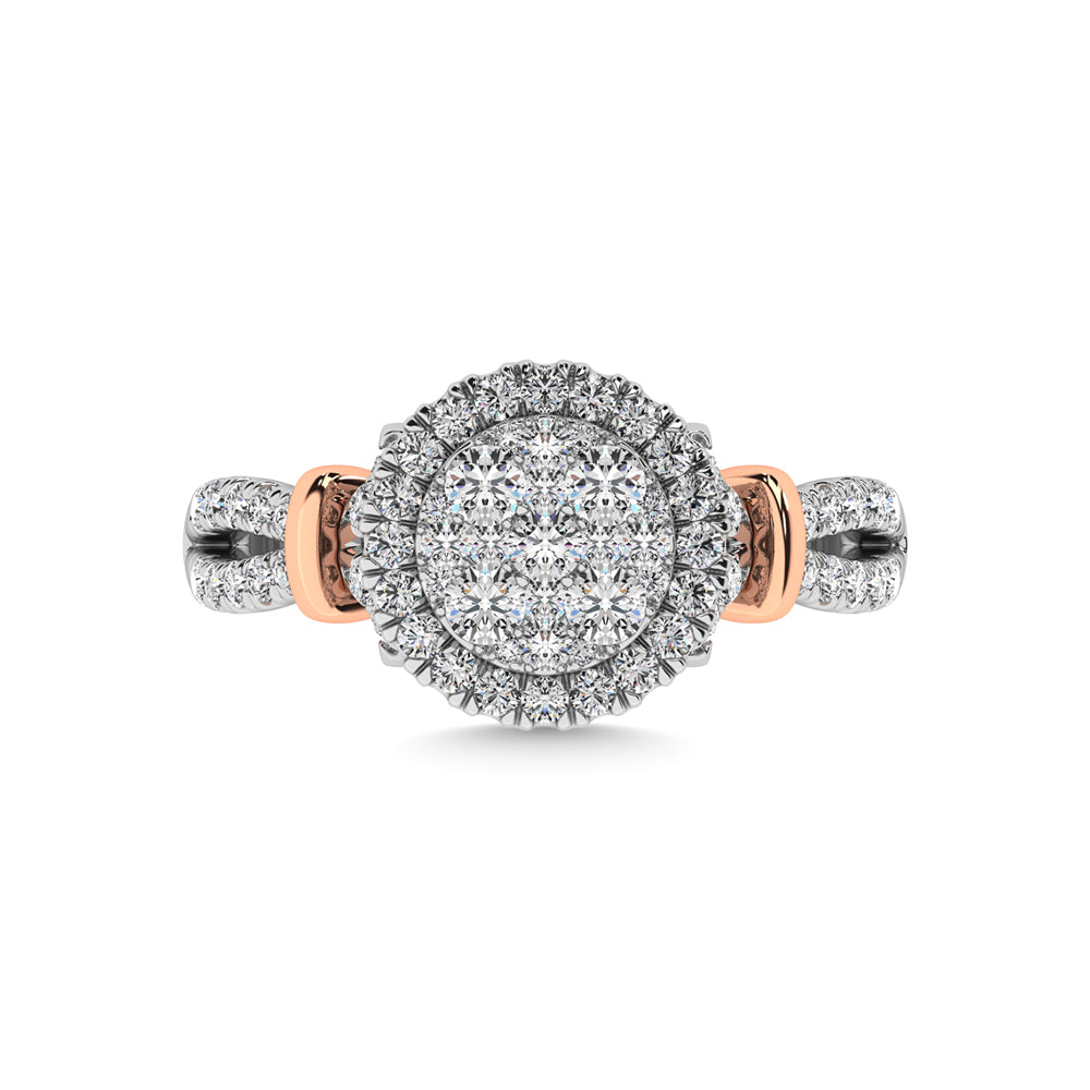 14K White Gold 3/4 Ct.tw Diamond Fashion Ring