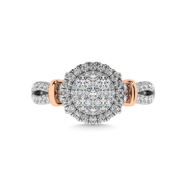 14K White Gold 3/4 Ct.tw Diamond Fashion Ring