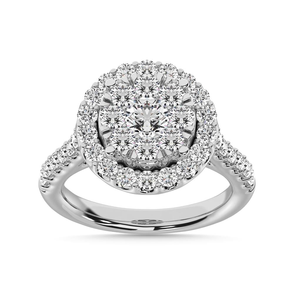 14K White Gold 2 Ct.tw Diamond Fashion Ring