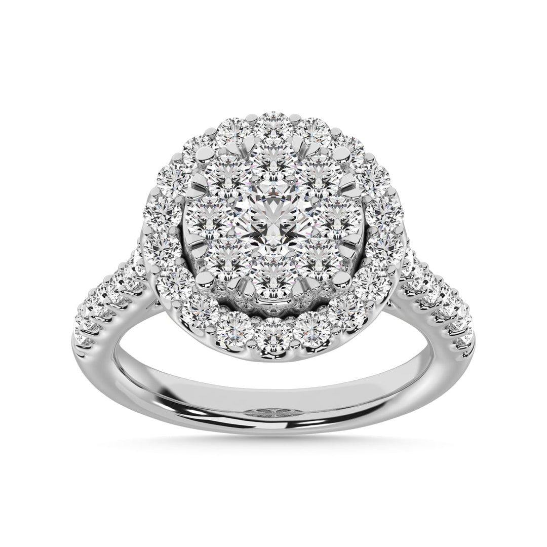 14K White Gold 2 Ct.tw Diamond Fashion Ring