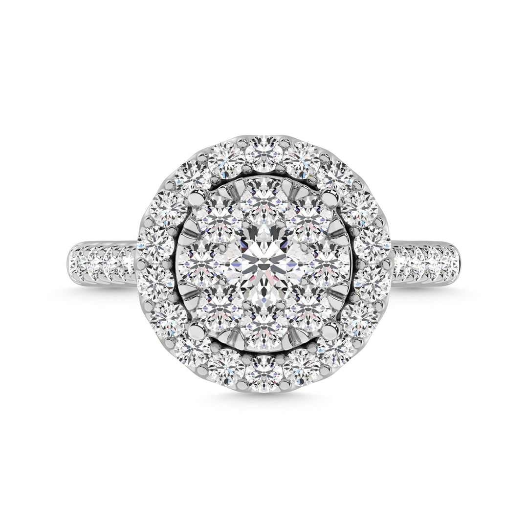 Diamond 3/4 Ct.Tw. Engagement Ring in 14K White Gold
