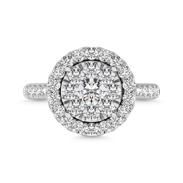 Diamond 3/4 Ct.Tw. Engagement Ring in 14K White Gold