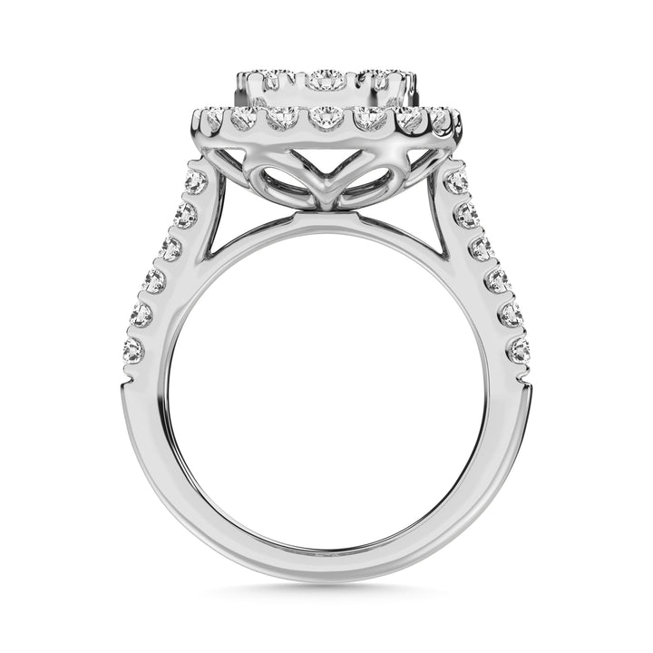 Diamond 3/4 Ct.Tw. Engagement Ring in 14K White Gold