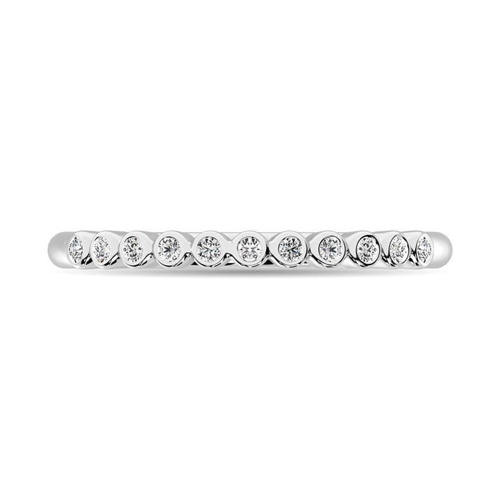 Diamond 1/20 Ct.Tw. Stackable Band in 10K White Gold
