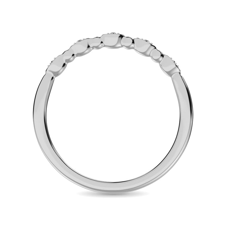 Diamond 1/50 Ct.Tw. Stackable Band in 10K White Gold