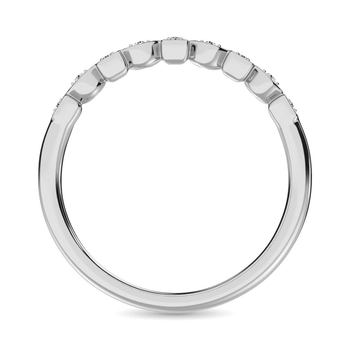 Diamond 1/20 Ct.Tw. Stack Band in 10K White Gold