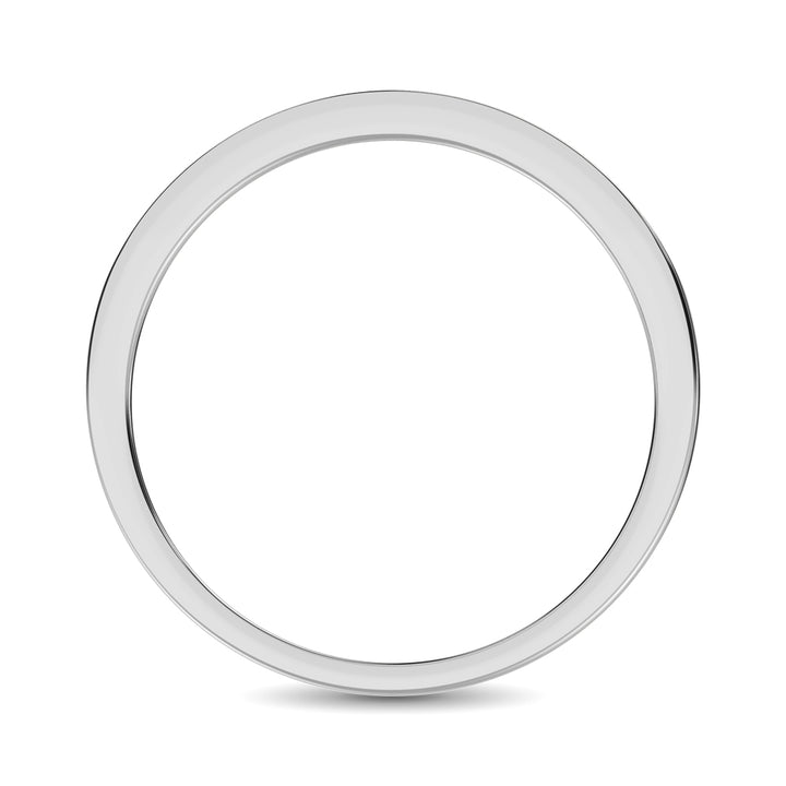 Diamond 1/5 Ct.Tw. Channel Set Machin Band in 14K White Gold