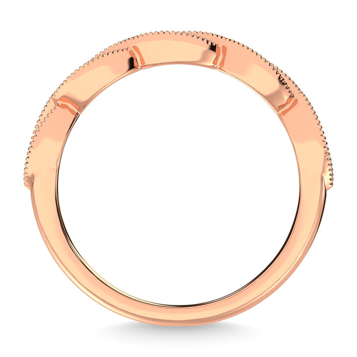 Diamond 1/5 Ct.Tw. Stack Band in 14K Rose Gold