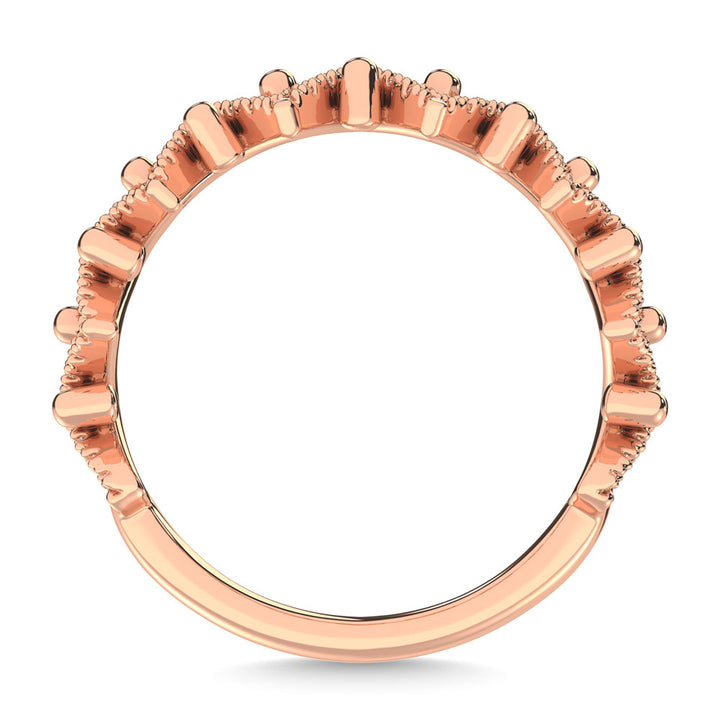 Diamond 1/4 Ct.Tw. Stack Band in 14K Rose Gold