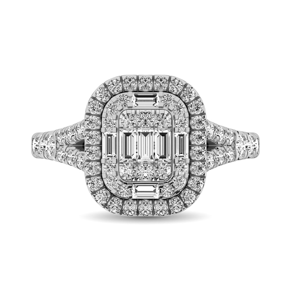 Diamond 1 Ct.Tw. Fashion Ring in 14K White Gold
