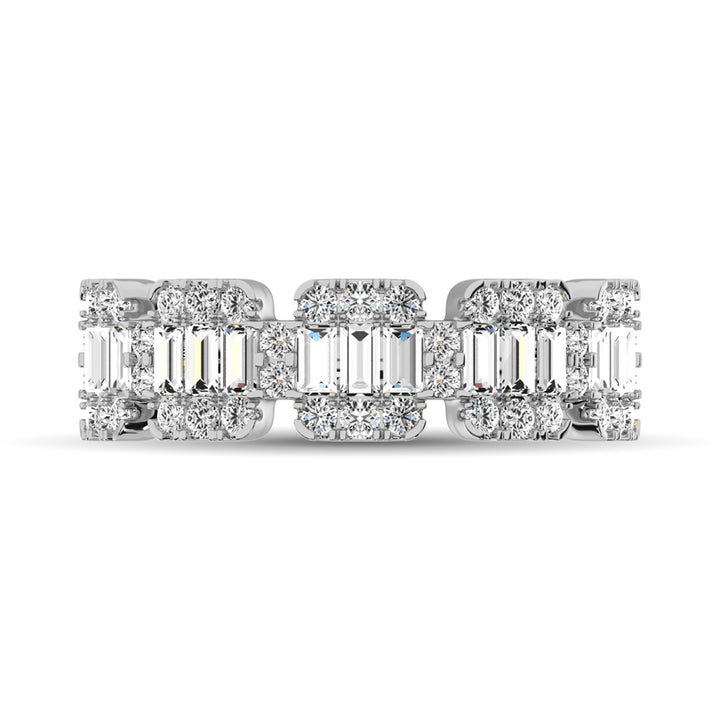 14K White Gold  1 Ct.Tw. Diamond Fashion Ring