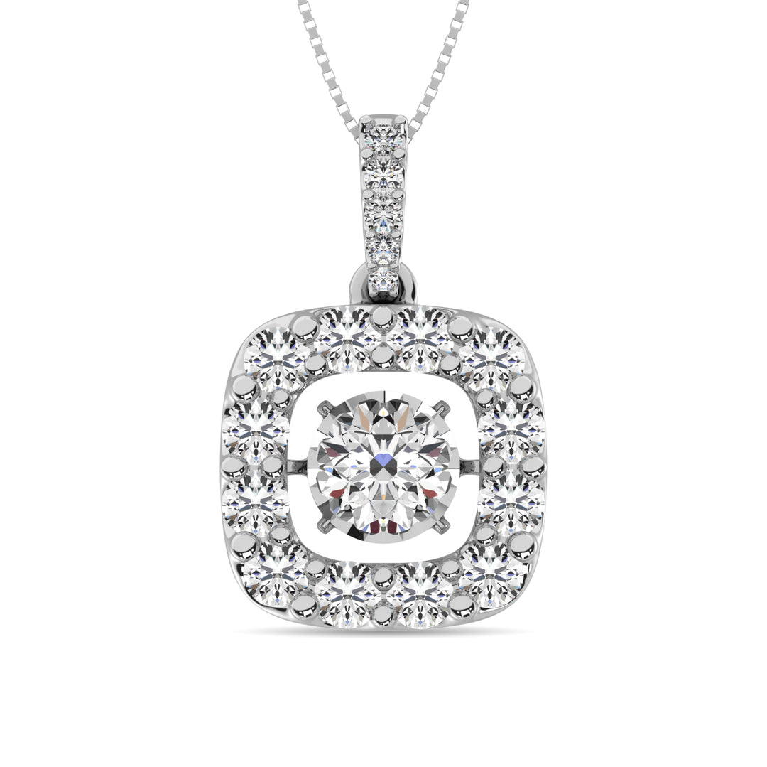 Diamond 1 3/8 Ct.tw Fashion Pendant  in 14K White Gold