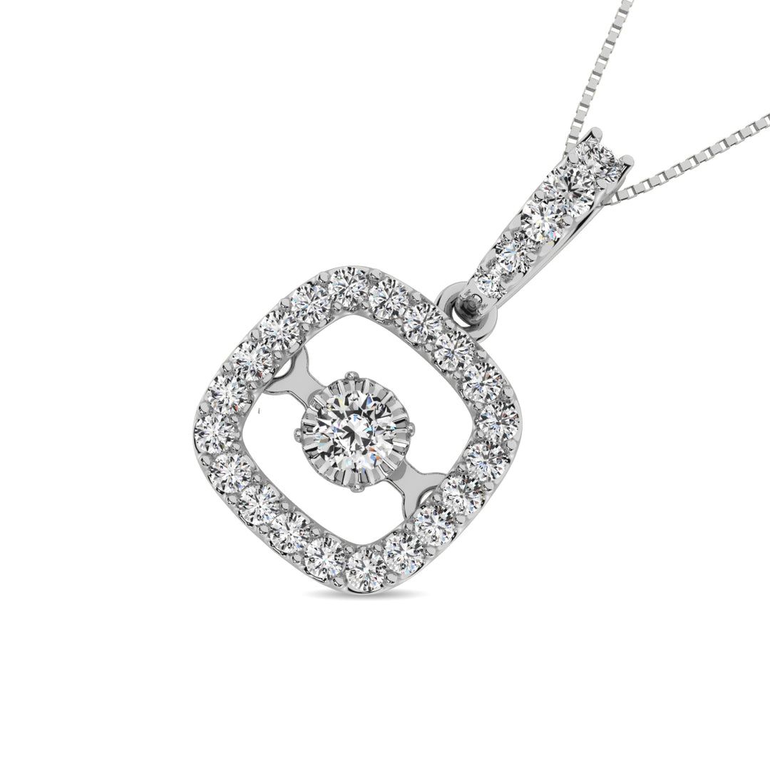 Diamond 1 3/8 Ct.tw Fashion Pendant  in 14K White Gold