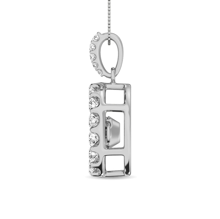 Diamond 1 Ct.Tw. Shimmering Pendant in 14K White Gold