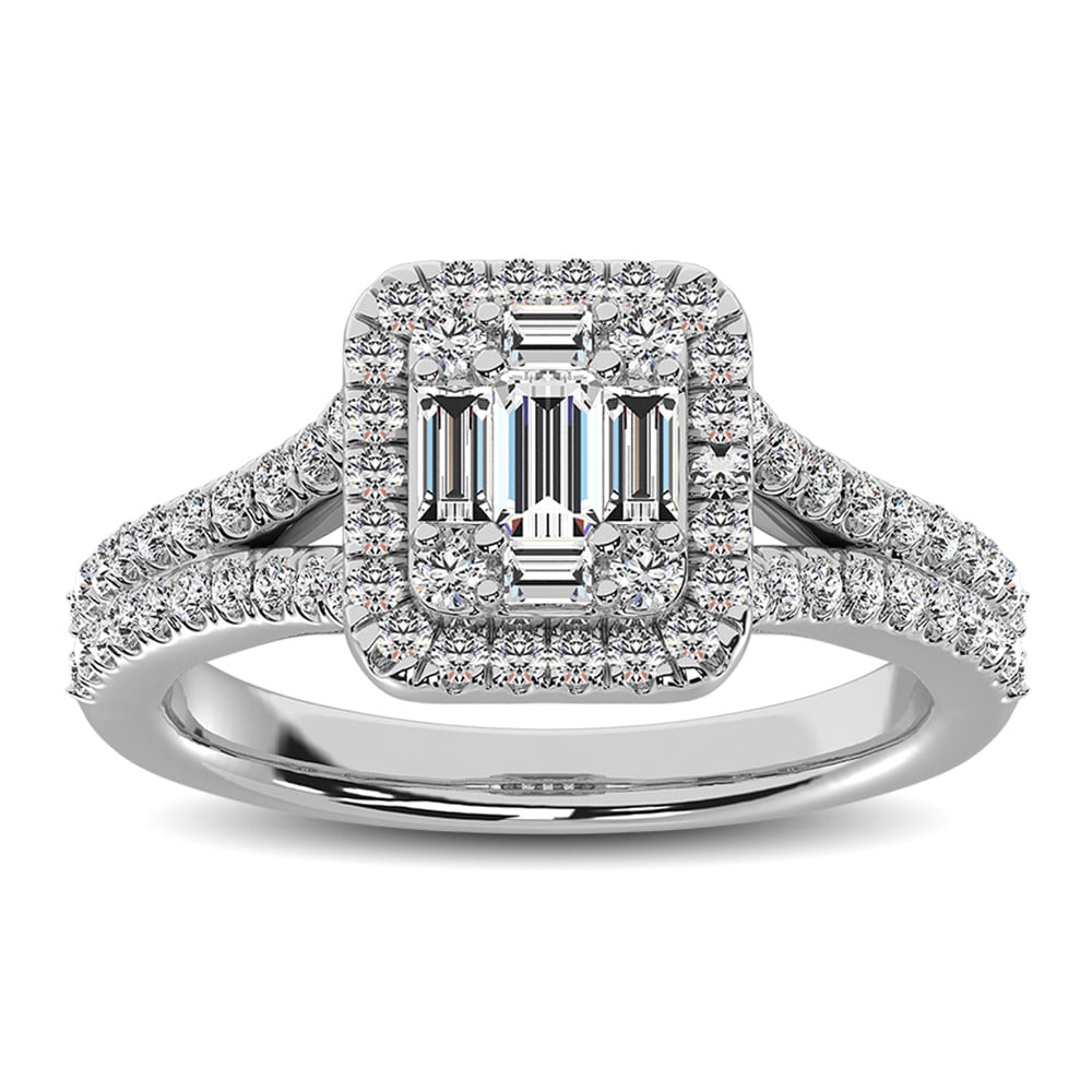Diamond 3/4 Ct.Tw. Engagement Ring in 14K White Gold