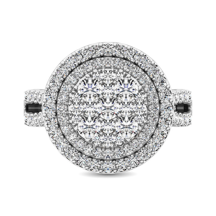 14K White  Gold 2 Ct.Tw. Diamond Engagement Ring