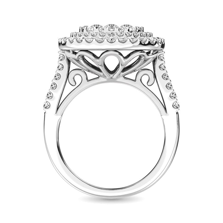 14K White  Gold 2 Ct.Tw. Diamond Engagement Ring
