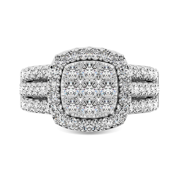 Diamond 2 Ct.Tw. Engagement Ring in 14K White Gold