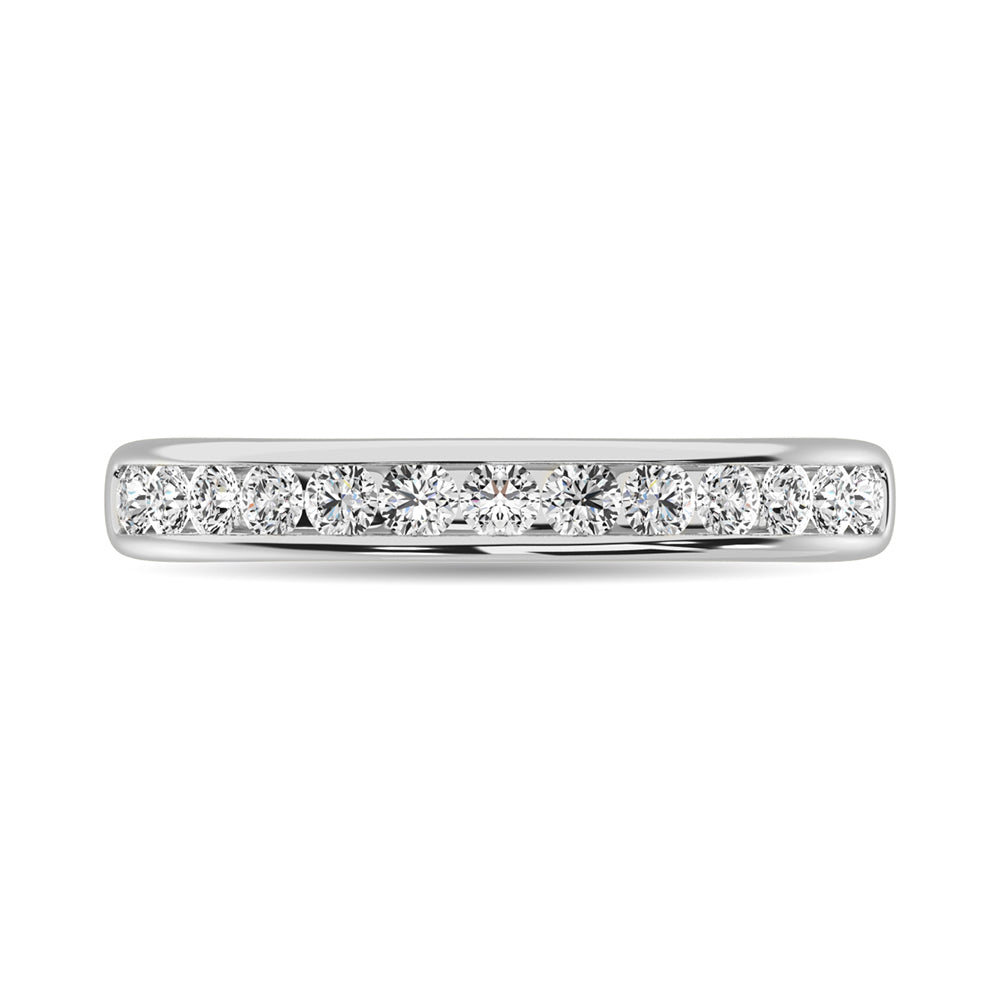 Channel Set Diamond 1/2 Ct.tw Anniversary Band