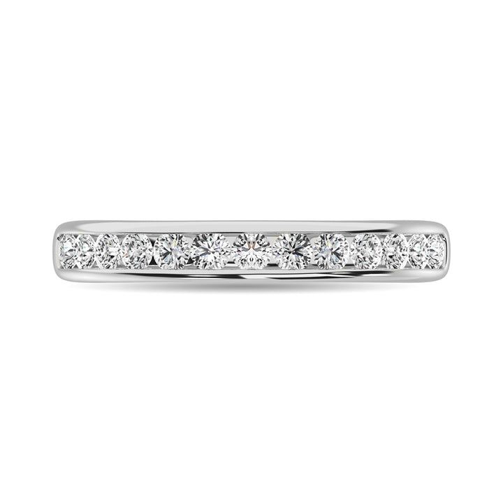 Channel Set Diamond 1/2 Ct.tw Anniversary Band