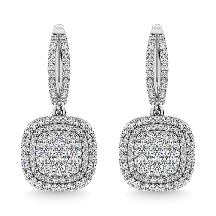 Diamond 2 Ct.Tw. Danglers Earrings in 14K White Gold