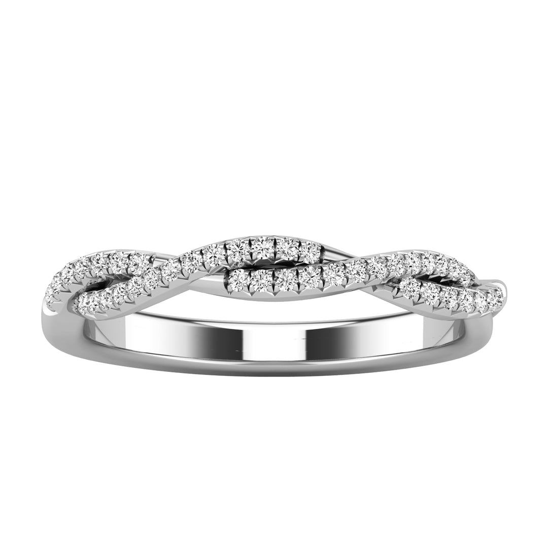 Diamond 1/5 Ct.Tw. Fashion Ring in 10K White Gold